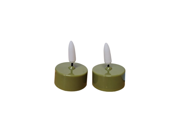 ŚWIECZKI TEALIGHT  LED  ZIELONE 2 SZT