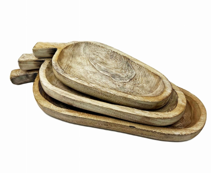 PODSTAWKA Z DREWNA GRUSZKA  DUŻA 60X26X5