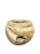 DONICA Z DREWNA TEAK 30CM 28X33