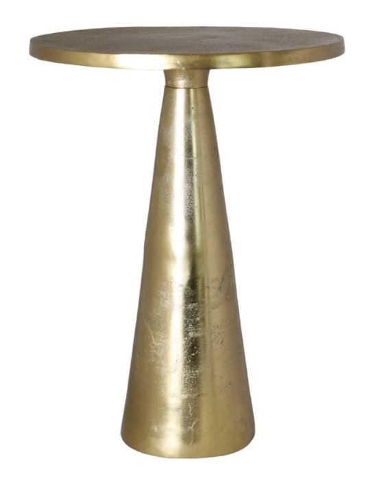 STOLIK METALOWY ZŁOTY 45X45X61CM
