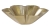 PÓŁMISEK METALOWY KWIATEK ZŁOTY 20X18X5,5CM