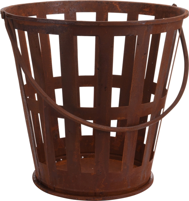 PALENISKO METALOWE RDZEWIONE 39 x 39 x 35 cm