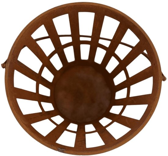 PALENISKO METALOWE RDZEWIONE 39 x 39 x 35 cm