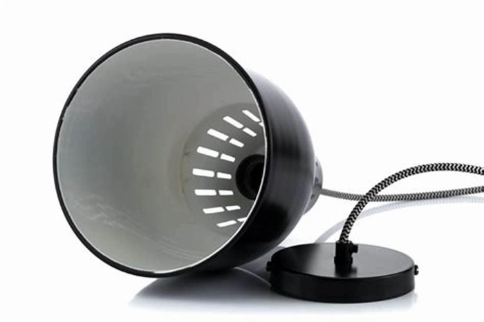 LAMPA WISZĄCA NUNO-BLACK 24X19,5CM