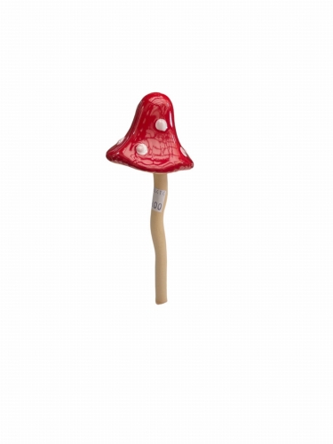 MUCHOMOR CERAMICZNY Z RUCHOMYM KAPELUSZEM 17cm