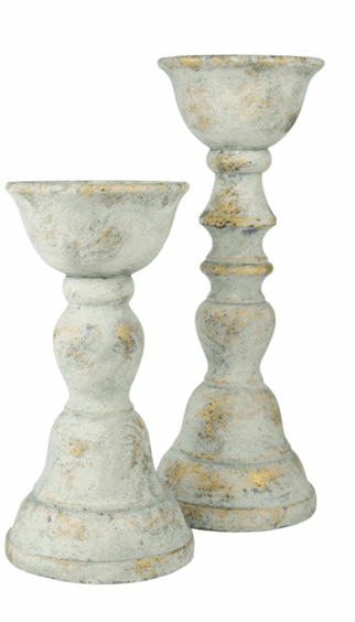 ŚWIECZNIK CERAMICZNY 36X13 CM 1 SZT