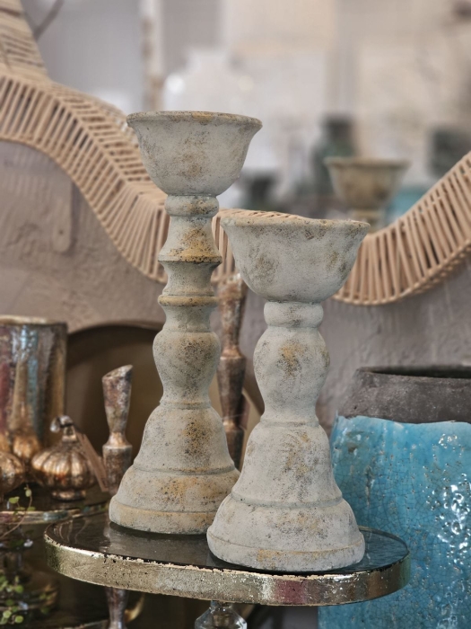 ŚWIECZNIK CERAMICZNY 36X13 CM 1 SZT