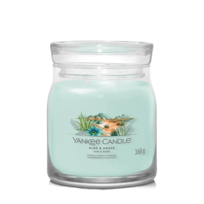 YANKEE CANDLE  ŚWIECZKA ZAPACHOWA ALOE &amp; AGAVE 368g YC