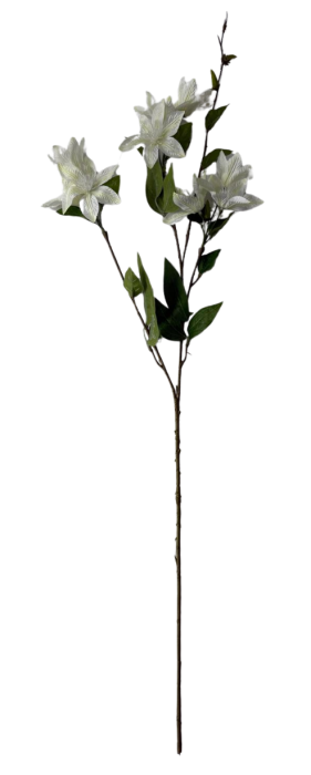 KWIAT NA ŁODYDZE CLEMATIS BIAŁY 86 CM