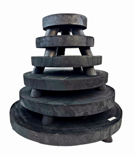 PODSTAWKA DREWNIANA PATERA  25 CM MAŁA