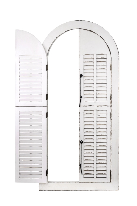 LUSTRO WISZĄCE DREWNIANE 145x69,5-110x4 CM