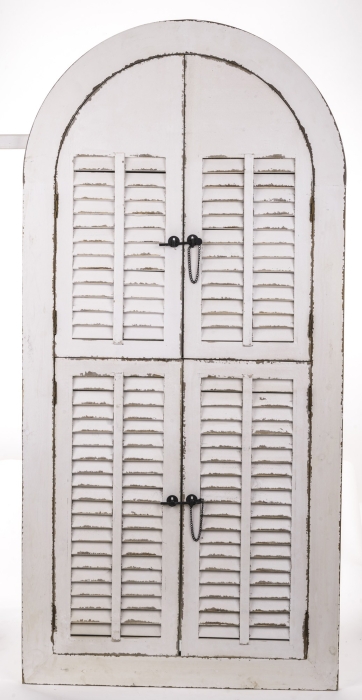 LUSTRO WISZĄCE DREWNIANE 145x69,5-110x4 CM