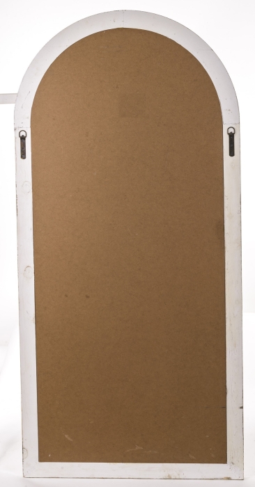 LUSTRO WISZĄCE DREWNIANE 145x69,5-110x4 CM