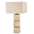 LAMPA STOŁOWA Z KLOSZEM 70x38x38 CM