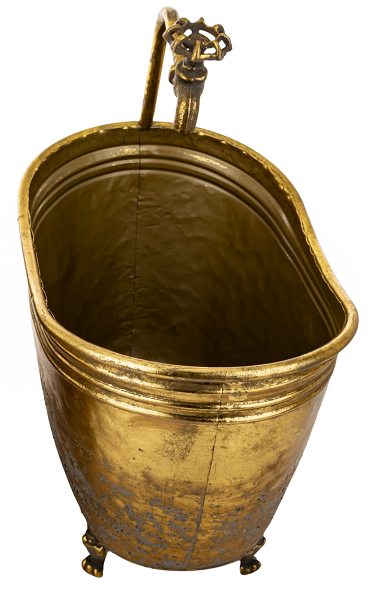 OSŁONKA METALOWA WANIENKA 37x35,5x19,5 CM