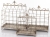 KLATKA DEKORACYJNA METAL 69x58x31,5 CM DUŻA