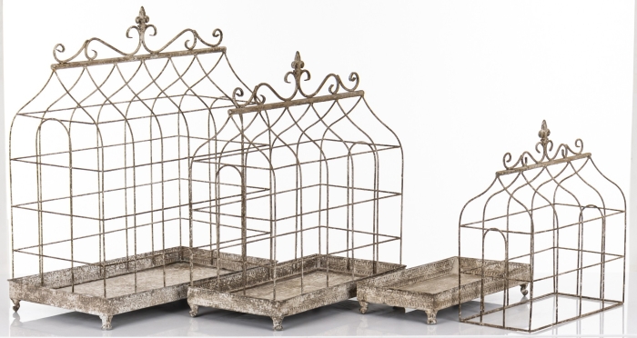 KLATKA DEKORACYJNA METAL 69x58x31,5 CM DUŻA