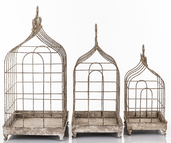 KLATKA DEKORACYJNA METAL 69x58x31,5 CM DUŻA