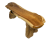 ŁAWKA Z DREWNA TEAK 130x40x49 CM