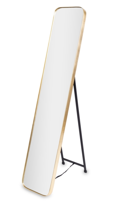 LUSTRO DREWNIANE STOJĄCE 151x31 CM