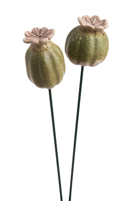 MAKÓWKA CERAMICZNA NA PIKU PIK OGRODOWY 50 CM