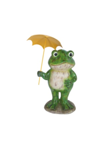 FIGURKA ŻABA Z PARASOLEM