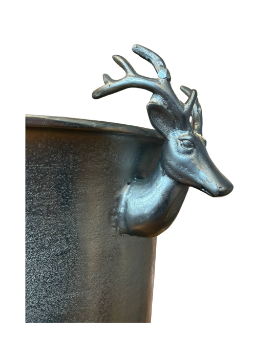 COOLER DO SZAMPANA METALOWY JELENIE 34x89 CM