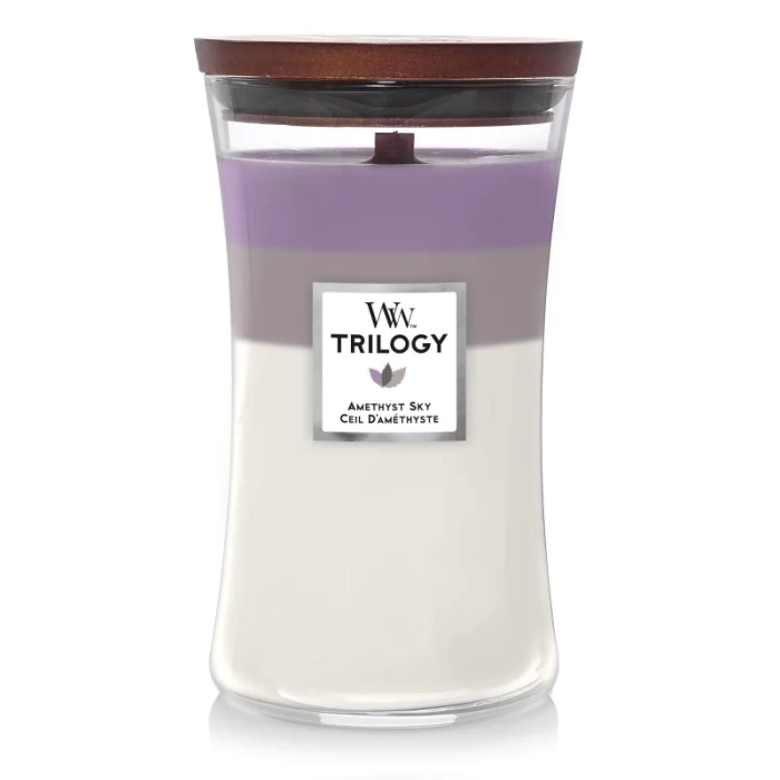 WOODWICK TRILOGY ŚWIECA ZAPACHOWA AMETHYST SKY 610g WW