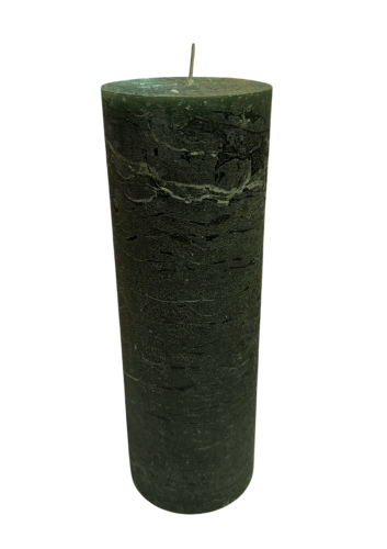 ŚWIECA PIEŃKOWA WALCOWA 7x20 CM ZIELONA TRAWA