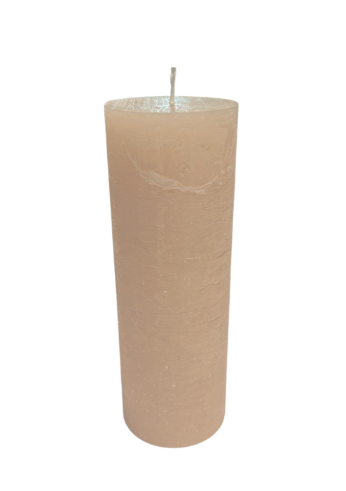 ŚWIECA PIEŃKOWA WALCOWA 7x20 CM CAPPUCINO
