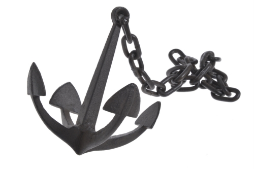 KOTWICA DEKORACYJNA METALOWA