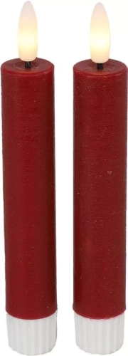 Countryfield-Led-dinerkaarsen-2x-st-rood-H15cm-afstandsbediening.webp