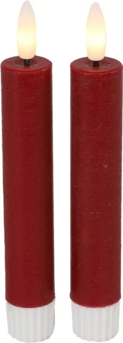 Countryfield-Led-dinerkaarsen-2x-st-rood-H15cm-afstandsbediening.webp